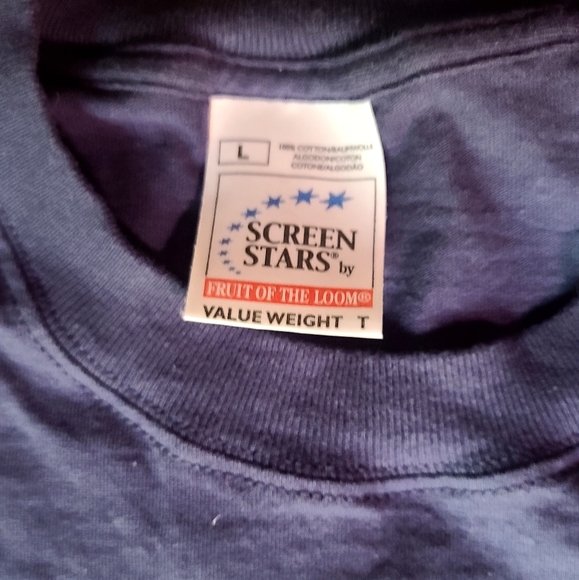 Oxford University dark blue embroidered  t-shirt sz L - Picture 4 of 5